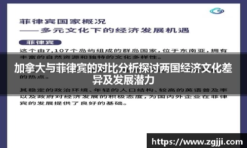 加拿大与菲律宾的对比分析探讨两国经济文化差异及发展潜力